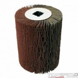 80 GRIT SANDPAPER FLAP ROLLER