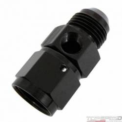 -8AN GAUGE ADAPTER BLACK