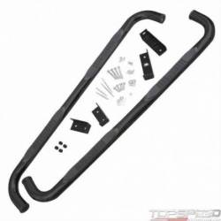 3  ROUND STEP BARS BLACK