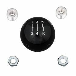 SHIFTER KNOB 5 SPD BLACK 16MM