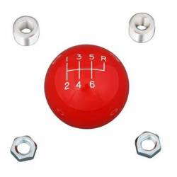 SHIFTER KNOB 6 SPD RED 16MM