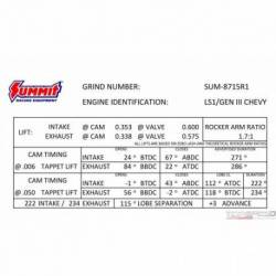CAMSHAFT LS HYDRAULIC ROLLER