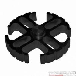 1/2 IN FAN SPACER BLACK