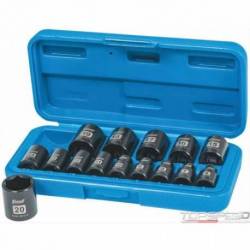 3/8in. 15PC SOCKET SET METRIC S