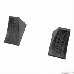 RUBBER WHEEL CHOCKS PAIR