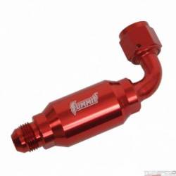 -8 90 DEGREE FUEL FILTER RED