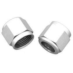 6 AN TUBE NUTS 2PK NICKEL