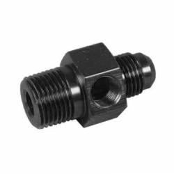 -6 3/8in. NPT ADAPTER W/PORT BLK