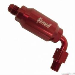 90 FUEL FILTER 6AN 1/4 RED