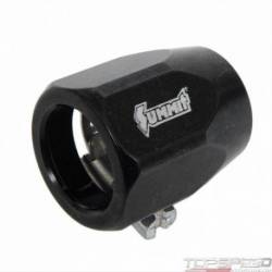 8AN HOSE END CLAMP BLACK
