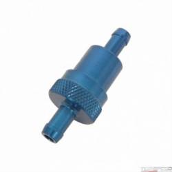 FUEL FILTER 3/8-3/8 BARB BLUE
