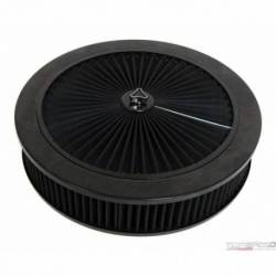 A/C 14X3 HI FLOW RECES BLK/BLK