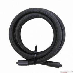 6 FT-4 BLACK NYLON HOSE