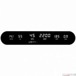 DIGITAL 6 GAUGE PANEL WHITE