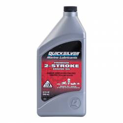 OEM Mercury Quicksilver Premium TCW-3 2 Stroke Outboard Oil  946ml