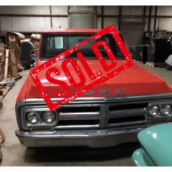 Orange 1972 GMC Genuine big block truck