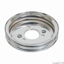 CRANK PULLEY 2-GRV BBC SHORT