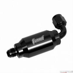 -6 90 DEGREE FUEL FILTER BLK