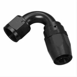 8AN 120 DEGREE HOSE END BLK