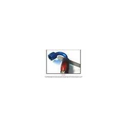 STR HOSE END -12AN 3/4 NPT BLK