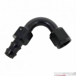 8AN T-T HOSE END 120 BLK