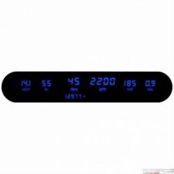 DIGITAL 6 GAUGE PANEL BLUE