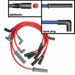 SPARK PLUG WIRE SET RED 8MM