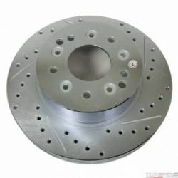 DRILLED & SLOTTED COATED ROTOR