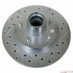 DRILLED & SLOTTED COATED ROTOR