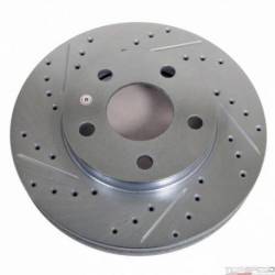 DRILLED & SLOTTED COATED ROTOR