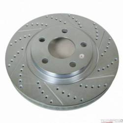 DRILLED & SLOTTED COATED ROTOR