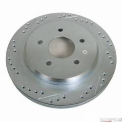 DRILLED & SLOTTED COATED ROTOR