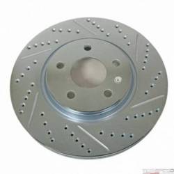 DRILLED & SLOTTED COATED ROTOR