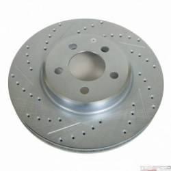 DRILLED & SLOTTED COATED ROTOR