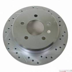 DRILLED & SLOTTED COATED ROTOR