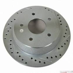 DRILLED & SLOTTED COATED ROTOR