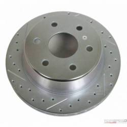 DRILLED & SLOTTED COATED ROTOR