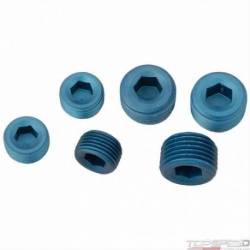 BLUE ALU 6PC PLUG KIT 3/8in.&1/2