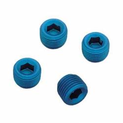 ALUM PLUG KIT 1/8 BLUE 4 PACK