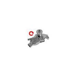 SHORT CHROME WATER PUMP SBC