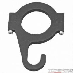 HELMET HOOK BLACK 1 1/2 DIA