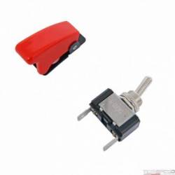 TOGGLE SWITCH W/COVER SPADE