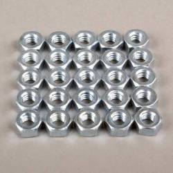 25PK 1/4-20 FIN HEX NUTS PLATE