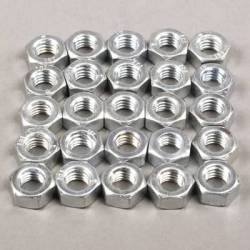 25PK M6-1.0 HEX NUT