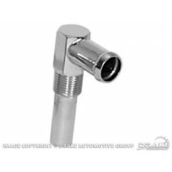 64-73 289 HTR HOSE ELBOW SILVR