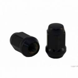C1707B 12mm 1.5 Bulge Acorn Lug Nut Black 3/4 Hex