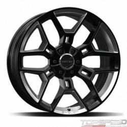 CS45 - 22 x 9.5 in. - 6 x 135  12mm Offset - Black w/Chrome Powder Inserts