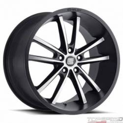 CS2 - 20 x 9 in. - 5 x 114.3 - 30mm Offset - Black/Machined