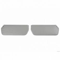 C/K Foamback Sunvisor Pair - Vinyl - Grey