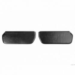 C/K Foamback Sunvisor Pair - Vinyl - Black